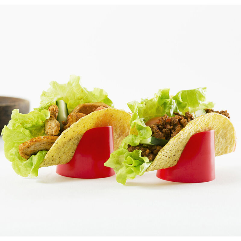 DaloLindén Tacoholder 4 stk Rød Plast