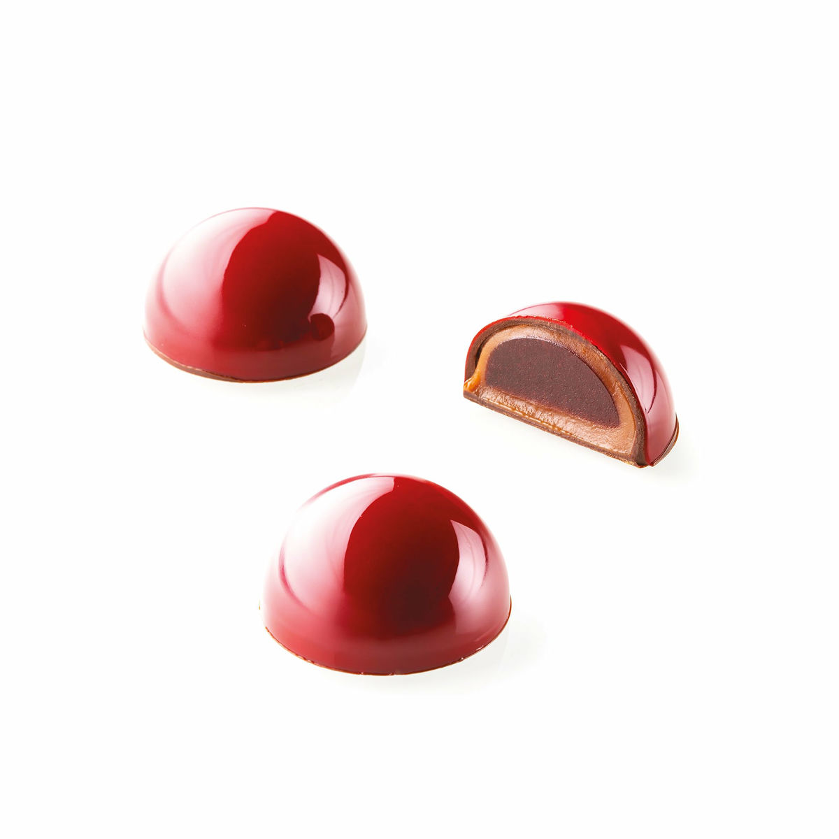 Semisfera 01 chokoladesæt, silikone/tritan