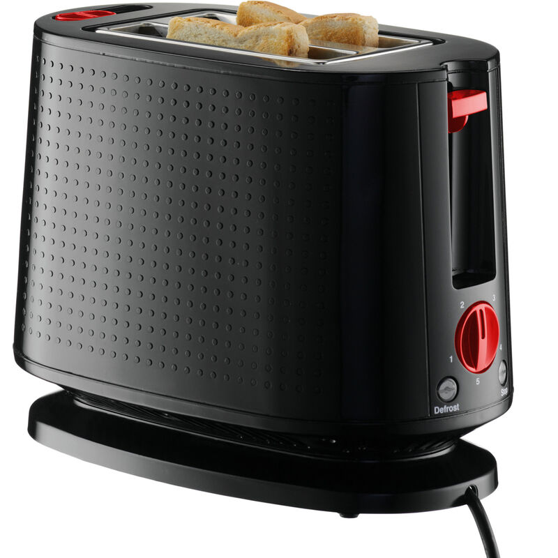 Bistro Brødrister 2 Skiver Svart 