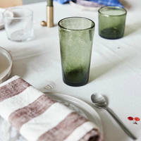 Kuki Highball glas 33 cl 4 st, grön