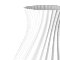 Lyngby Porcelæn Twist vase 25 cm, hvit