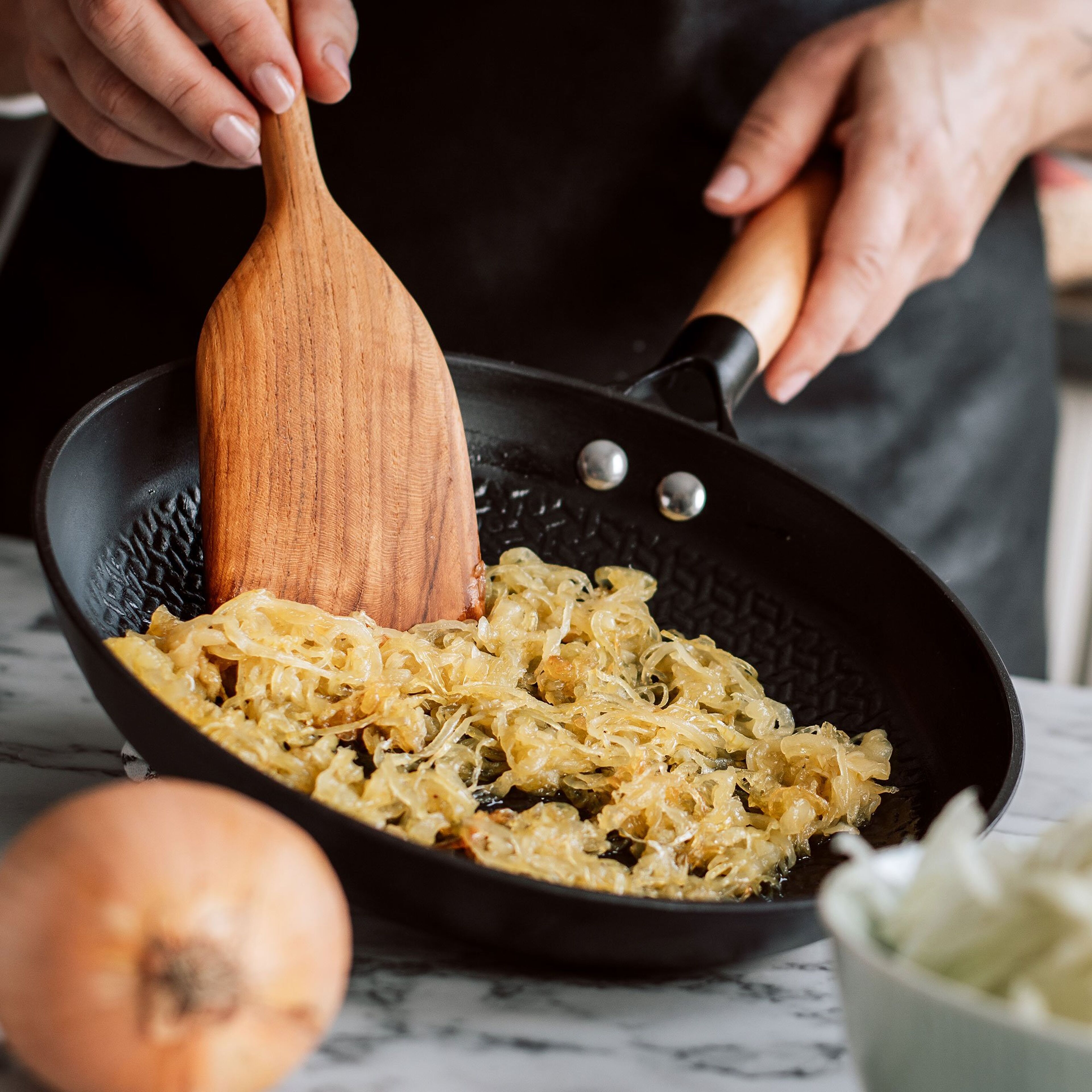 Stekpanna lättviktsgjutjärn 24 cm