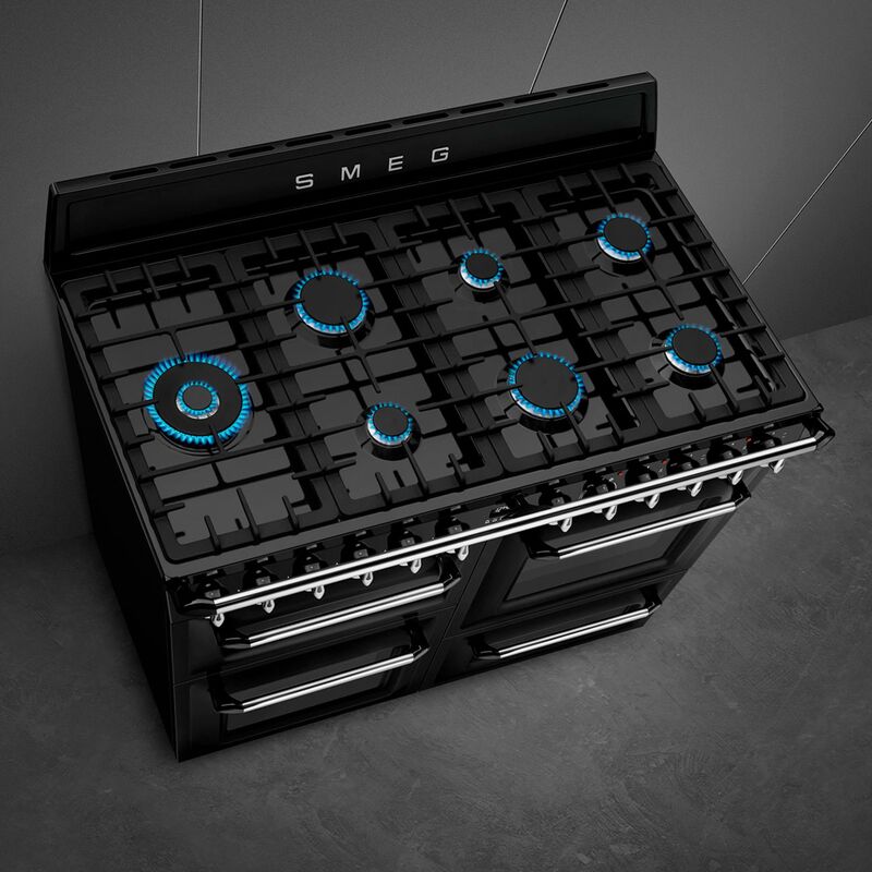 TR4110BL1 Victoria gasskomfyr 110 cm, svart