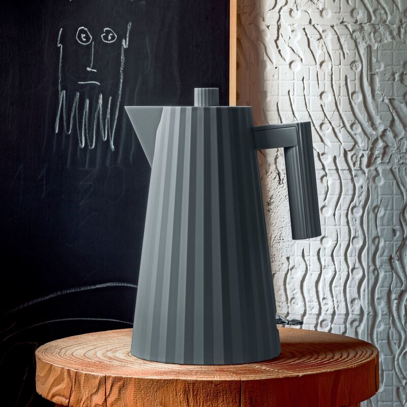 MDL06 Plissé elkedel 1,7 liter, grå