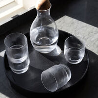 Hanna rundt brett, svart