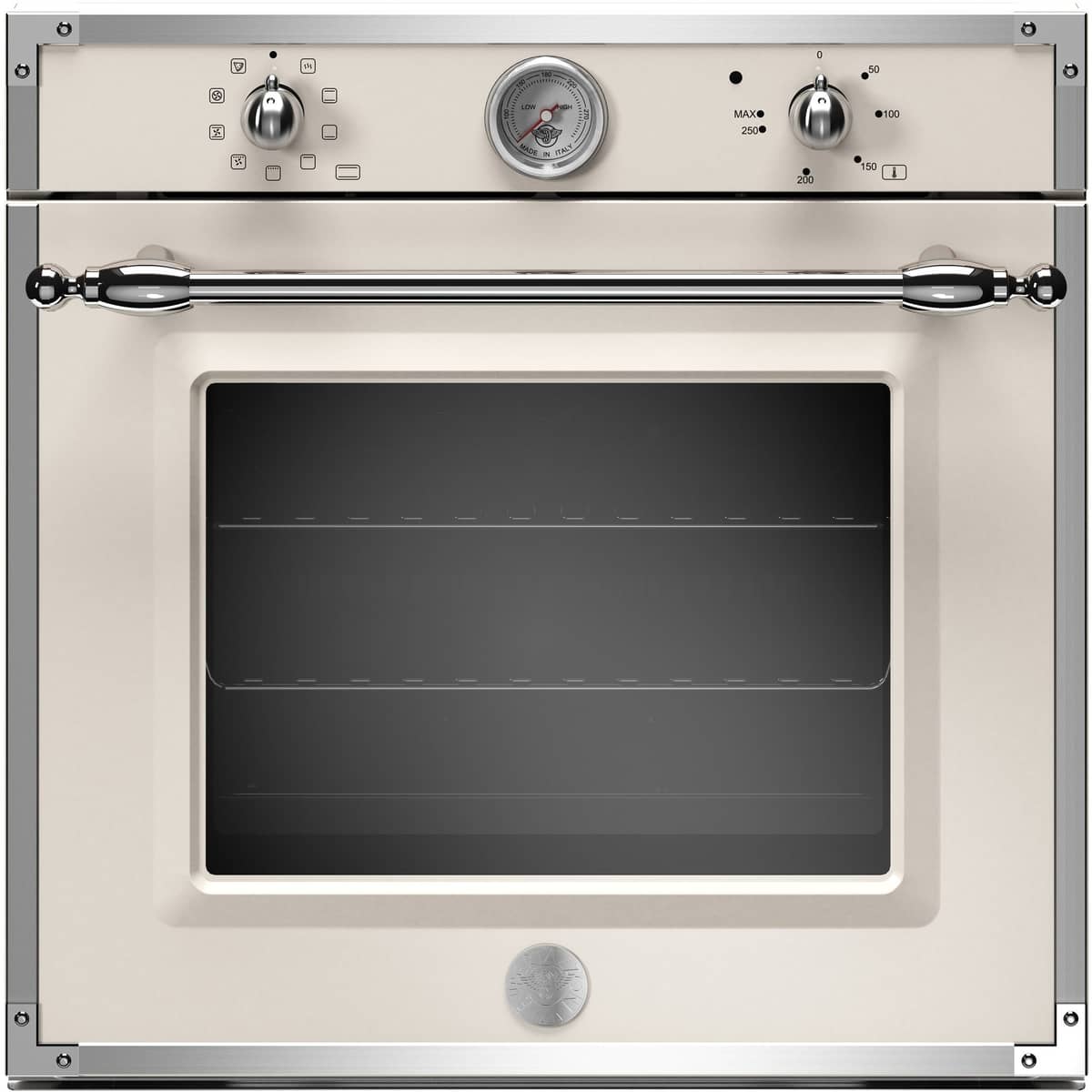 F609HEREKT Heritage inbyggd ugn cremevit/krom 60 cm.