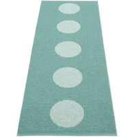 Pappelina Vera Pop Tæppe 70x200 cm, jade/turkis