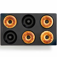 Gourmet Donutform 6 st. Svart