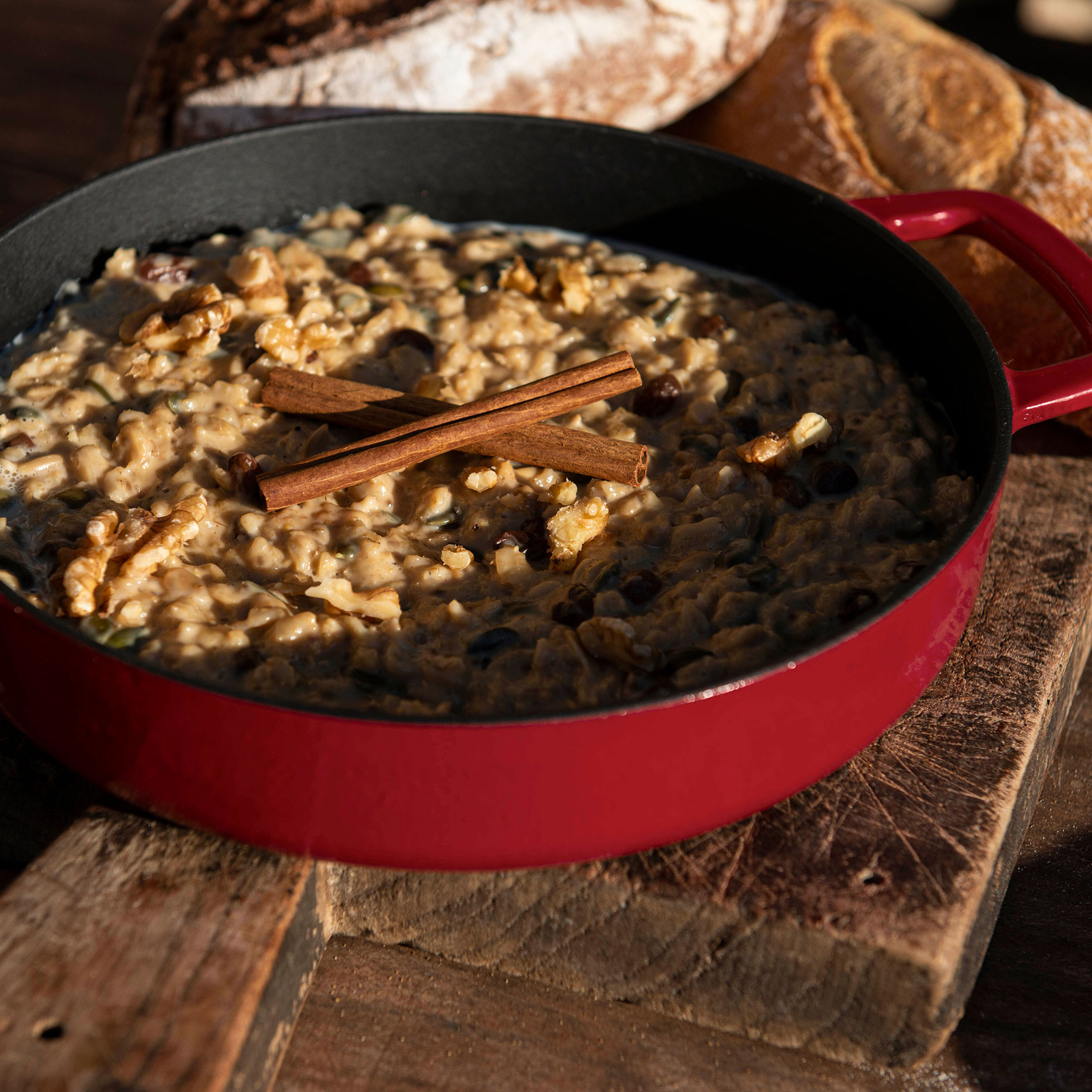 Combekk Støpejernspanne 24 cm, bordeaux