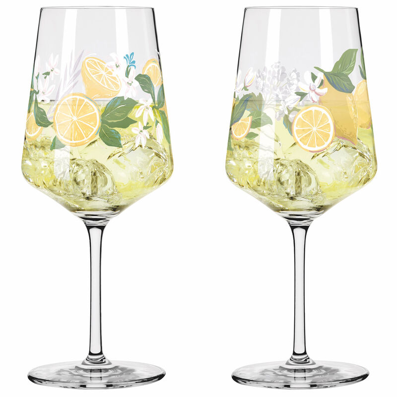 Sommertau Limoncello 2025 viinilasit, 2-pakkaus