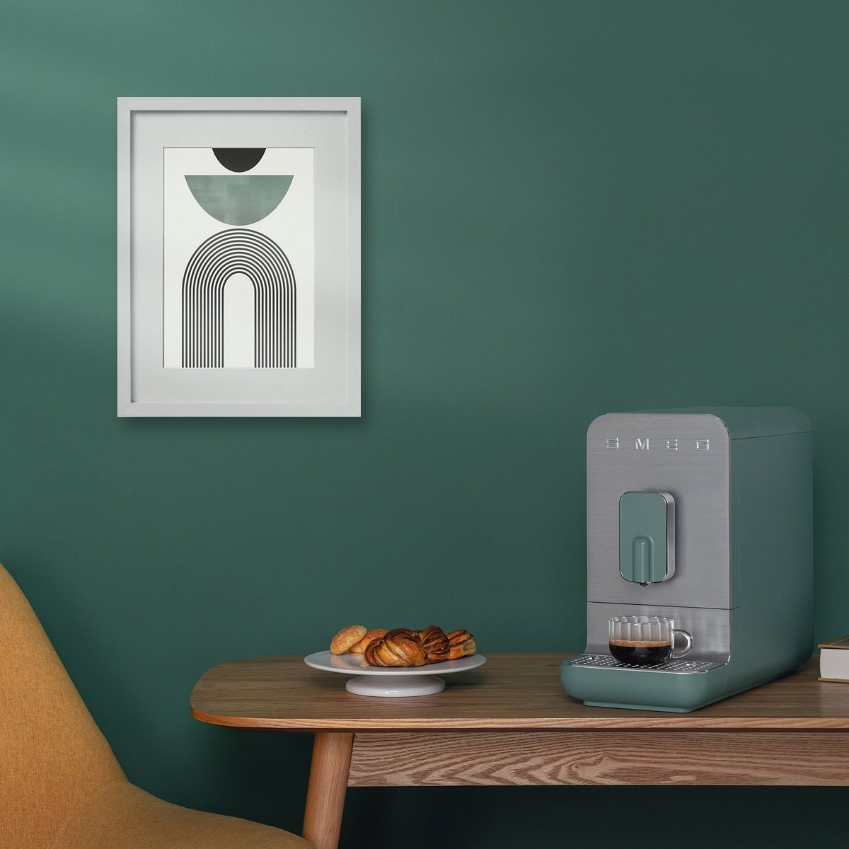BCC01EGMEU Espressomaskin, emerald green