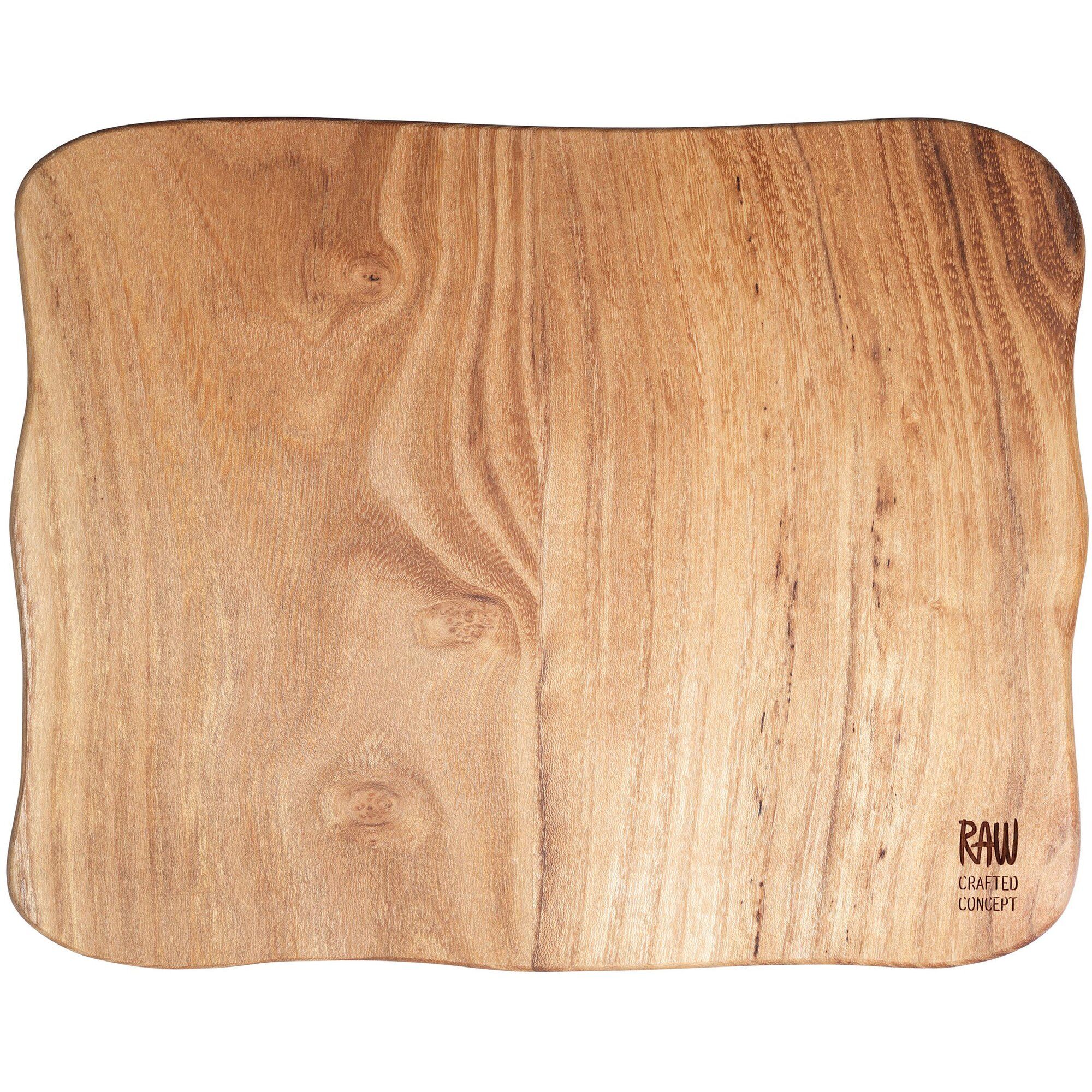 RAW Skjærebrett Teak 32x24x2 cm