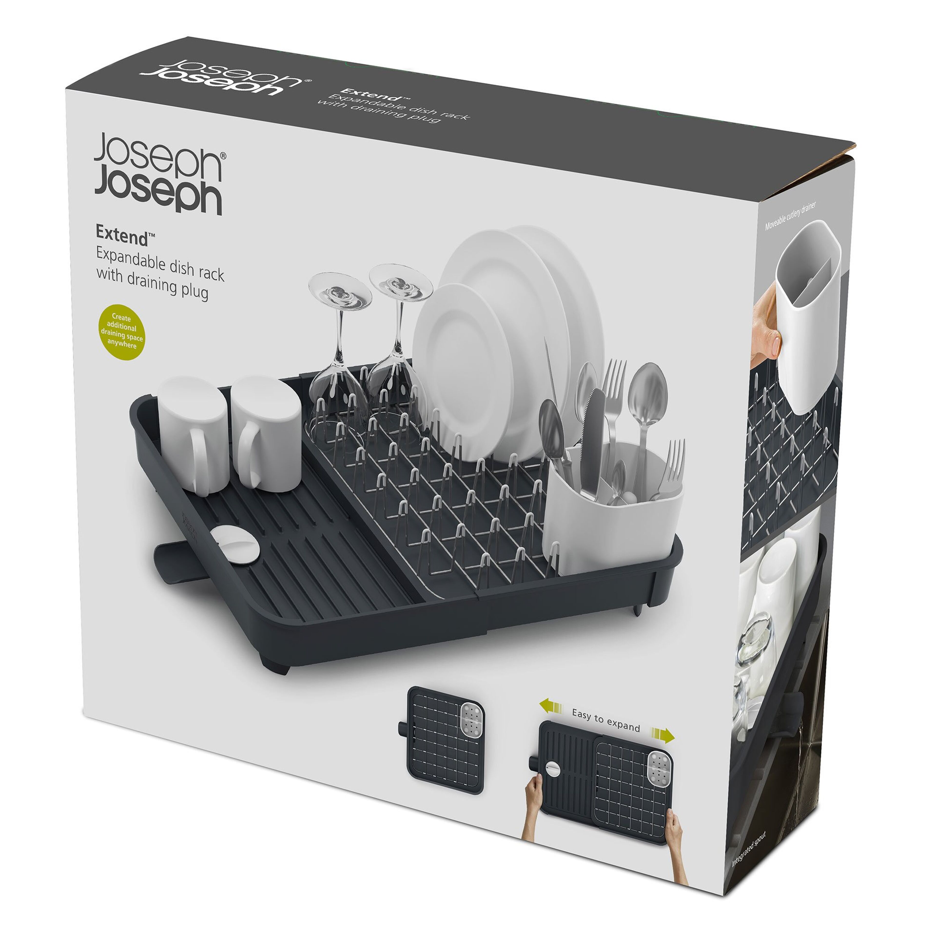 Extend utdragbart diskställ, grå