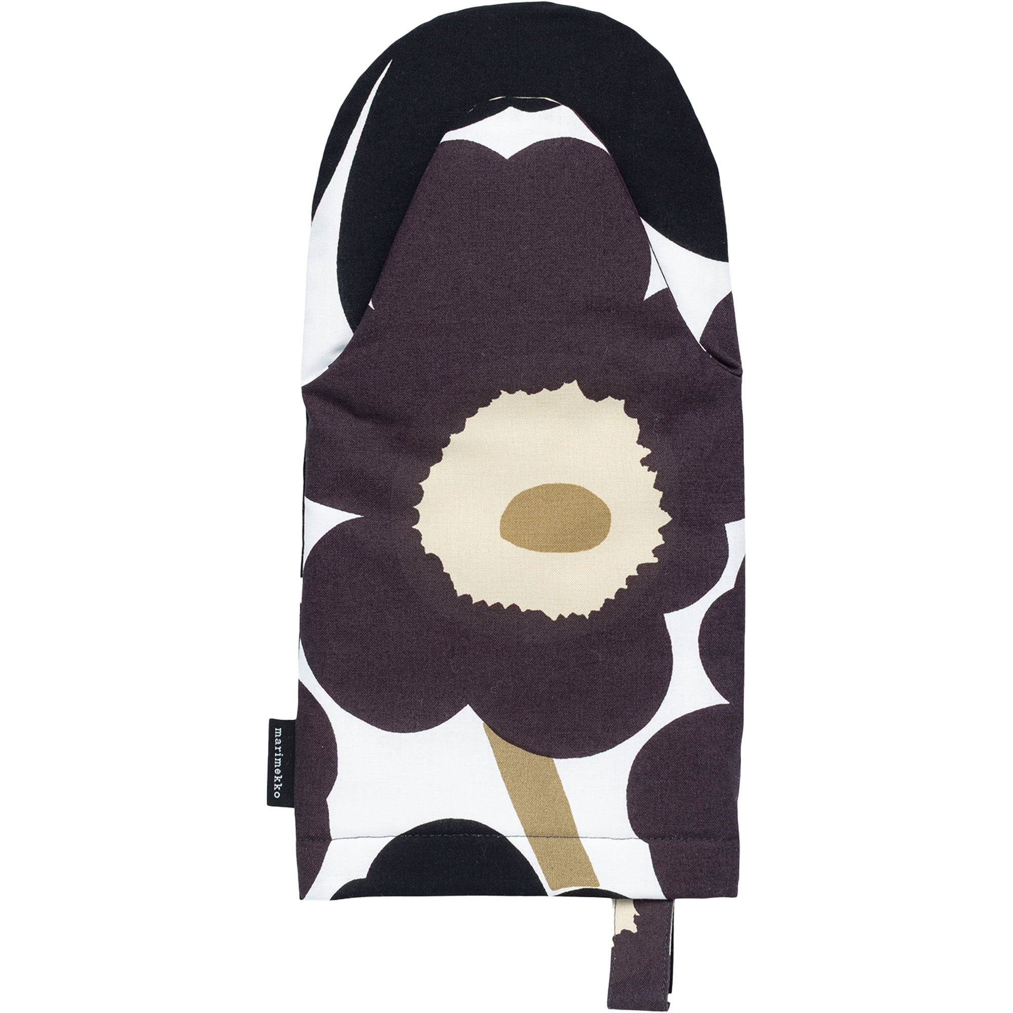 Pieni Unikko grytvante, svart/vit/beige