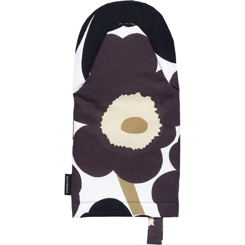 Pieni Unikko grytvante, svart/vit/beige