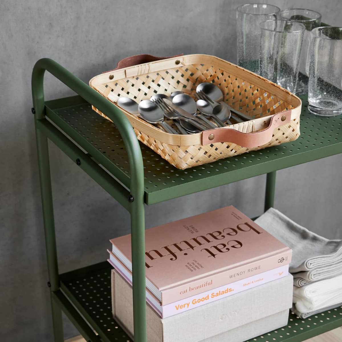 Maki Small vagn, oliv
