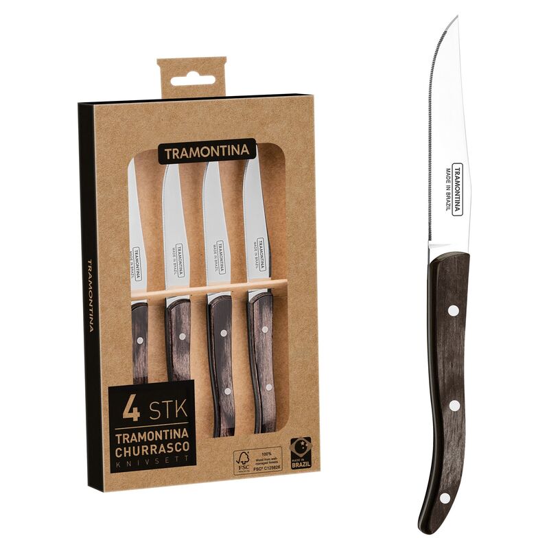 Churrasco knivset 4 delar