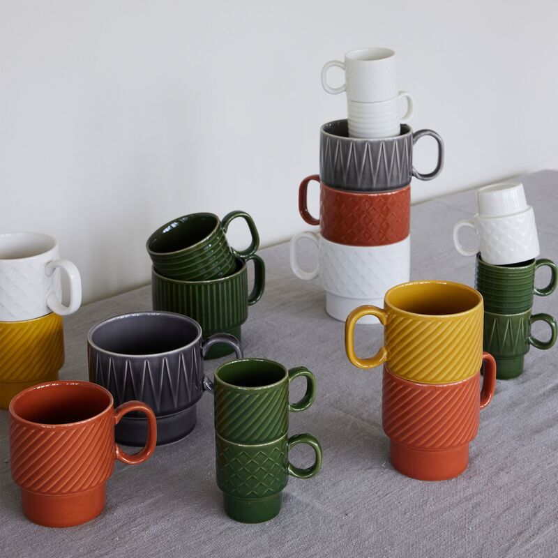 Coffee & More teemuki 2 kpl, harmaa