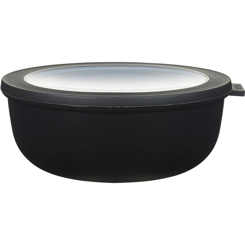 Skål med Lock Cirqula 1250 ml Svart