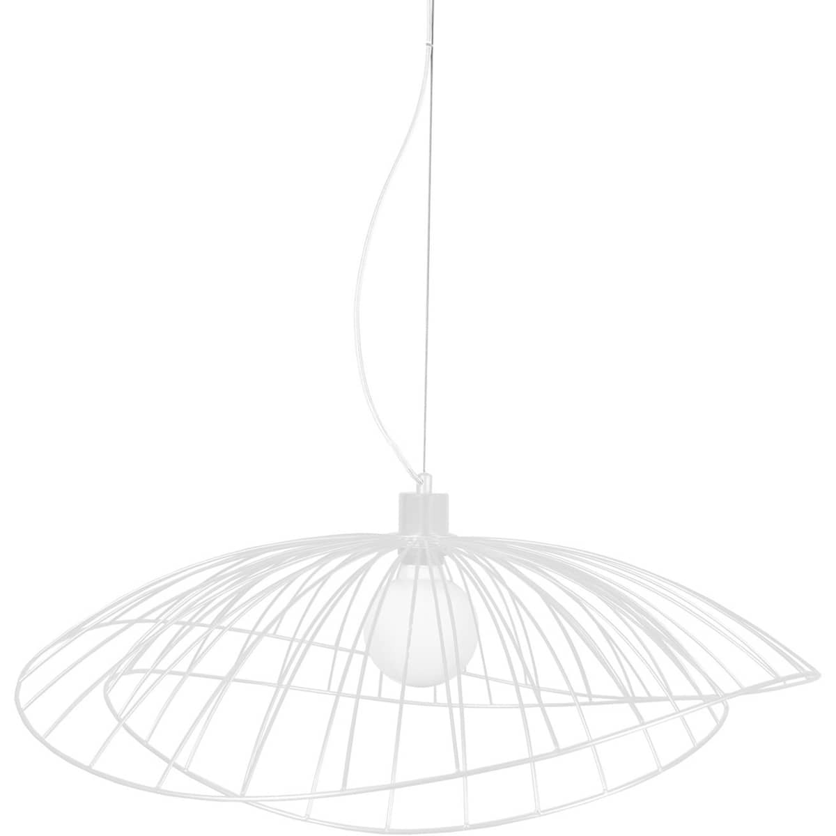 Ray Pendel 70 cm, vit