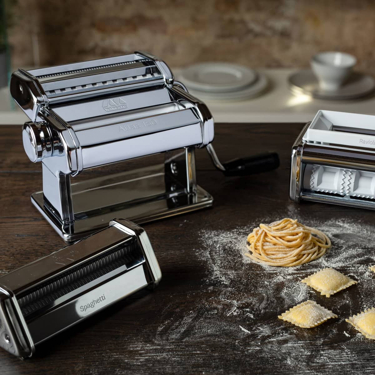 Pastamaskin Atlas 150 Original Pastasett