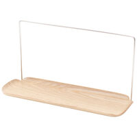 Diskbricka med hängare, trä