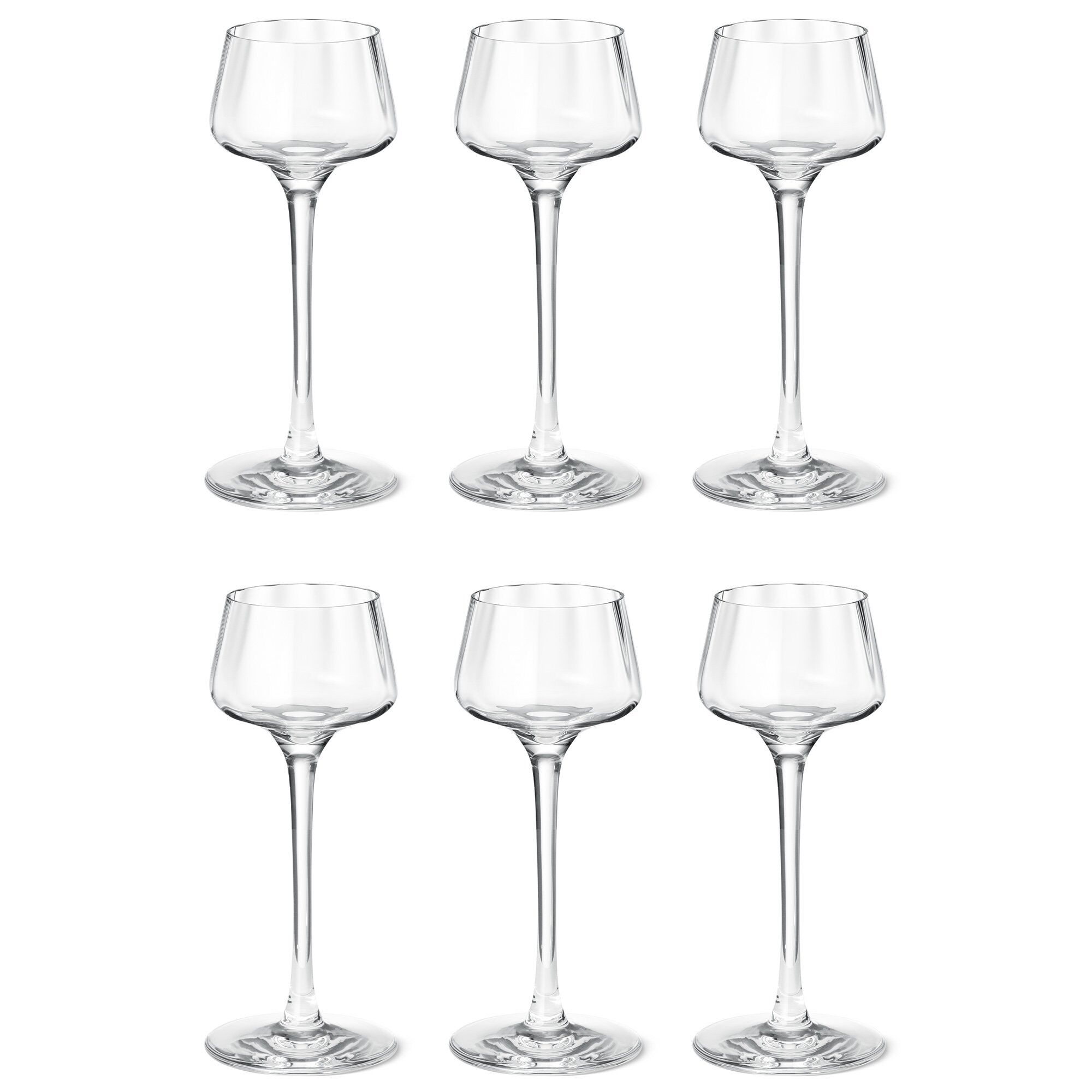 Georg Jensen Bernadotte snapsglas 4cl, 6 st
