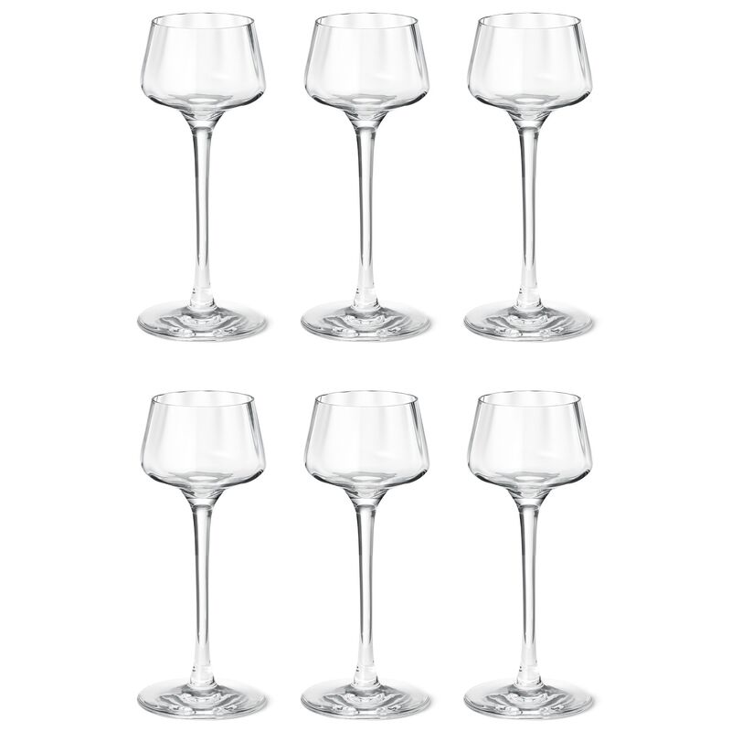 Bernadotte snapseglas 4cl, 6 stk