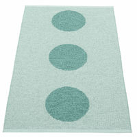 Pappelina Vera Pop Tæppe 70x120 cm, jade/turkis