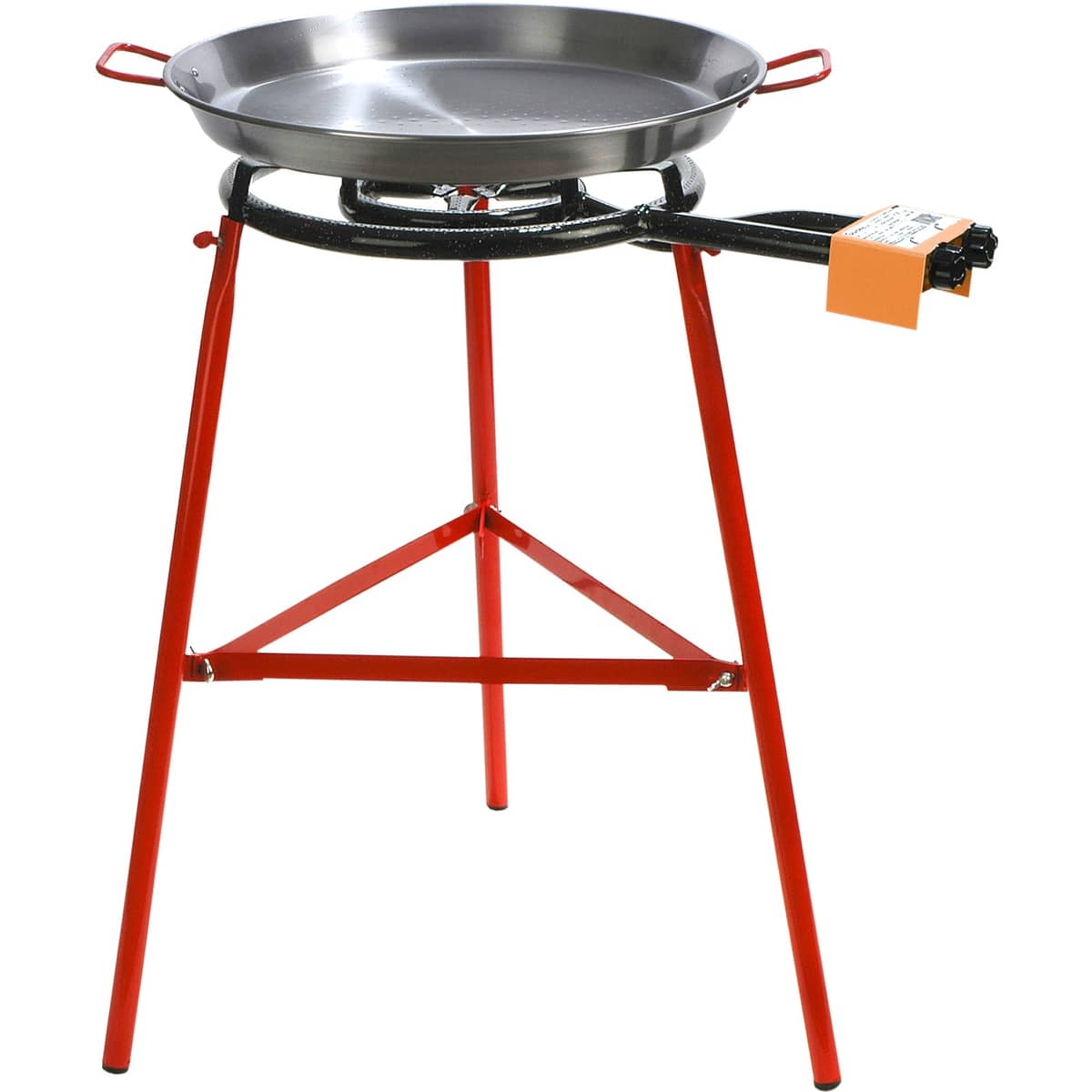Paellapanne 50 cm med brenner og stativ