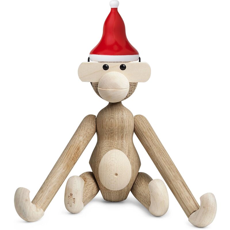 Abe med nissehue, eg- og ahorntræ