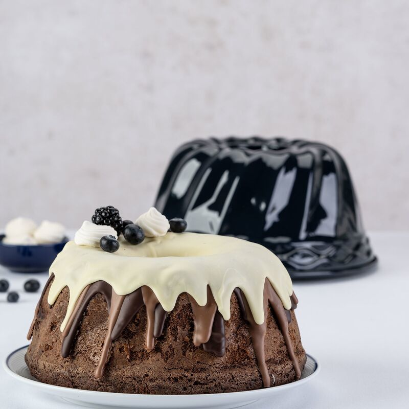 Kageform 22 cm, emaljeret stål