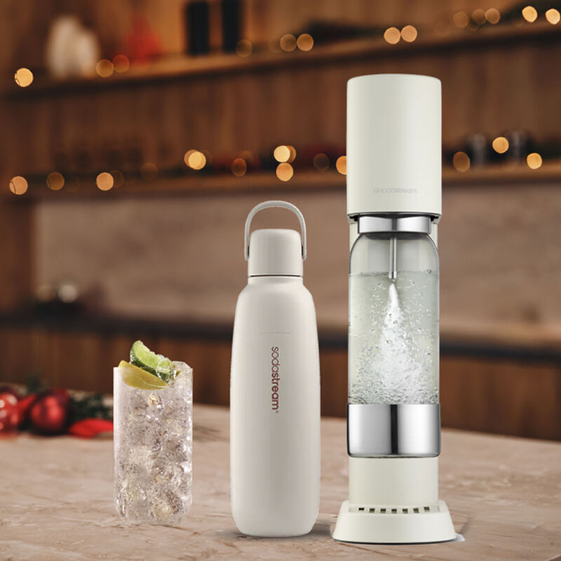 Ensō kullsyremaskin + flaske, matt sand