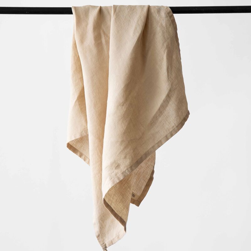 Keittiöpyyhe pellavaa 50x70 cm, sand