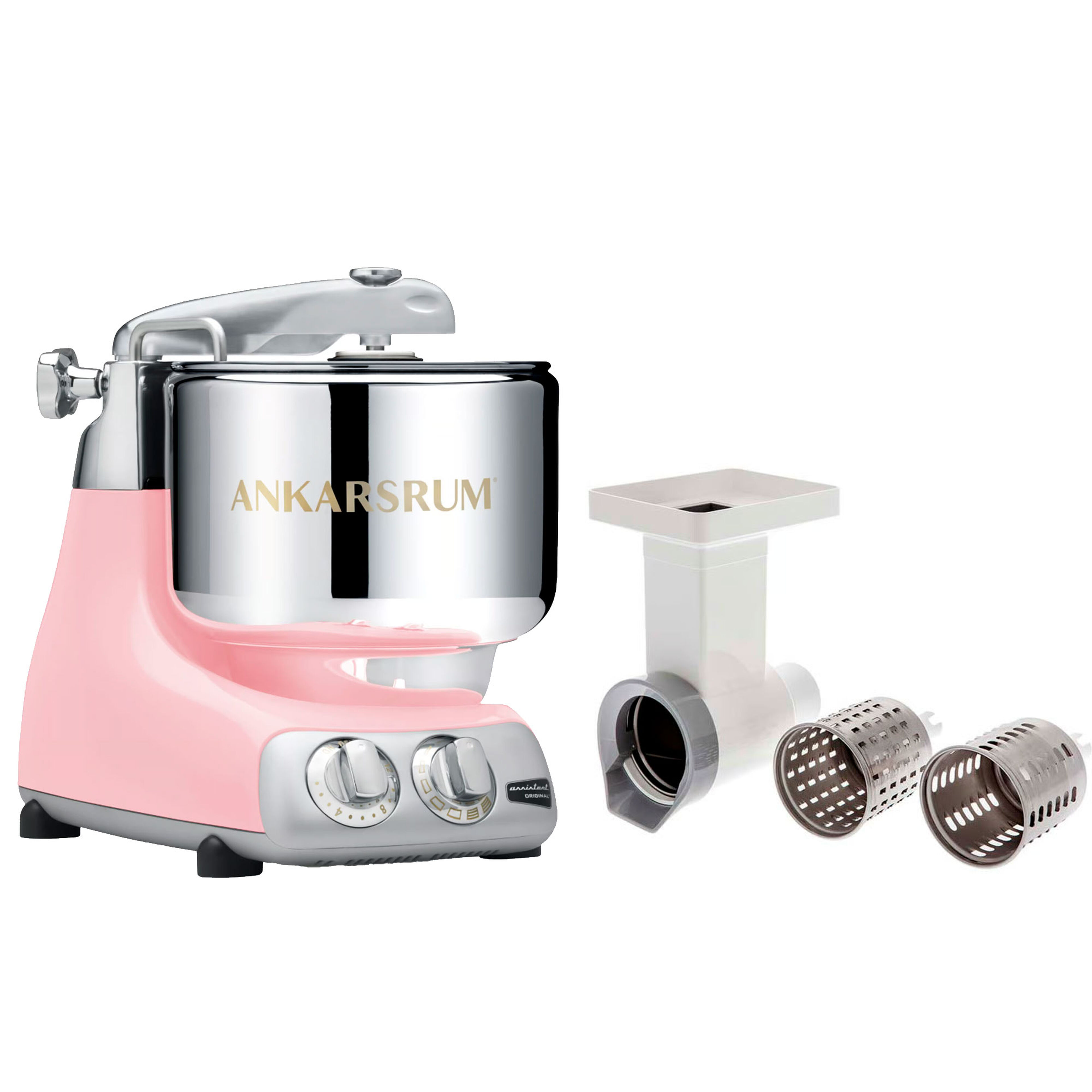 Ankarsrum Assistent Original AKM6230 Cloudy Pink + Vihannesleikkuri