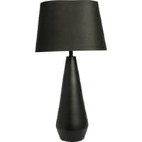 Dallas bordlampe, svart