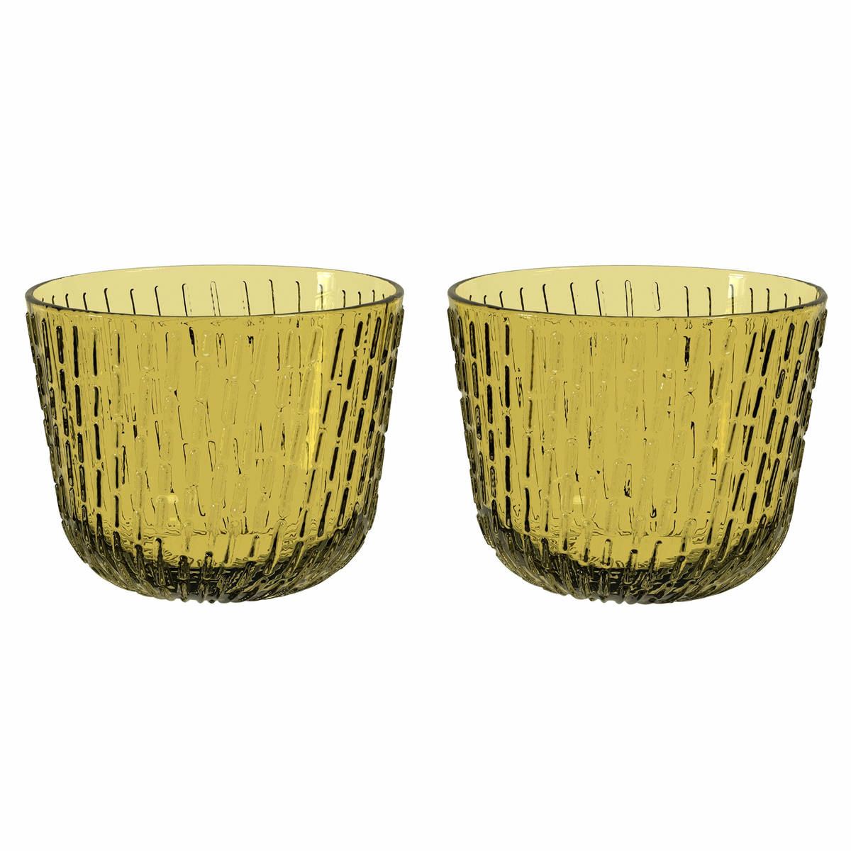 Syksy tumbler glas 2 dl 2-pak, oliven