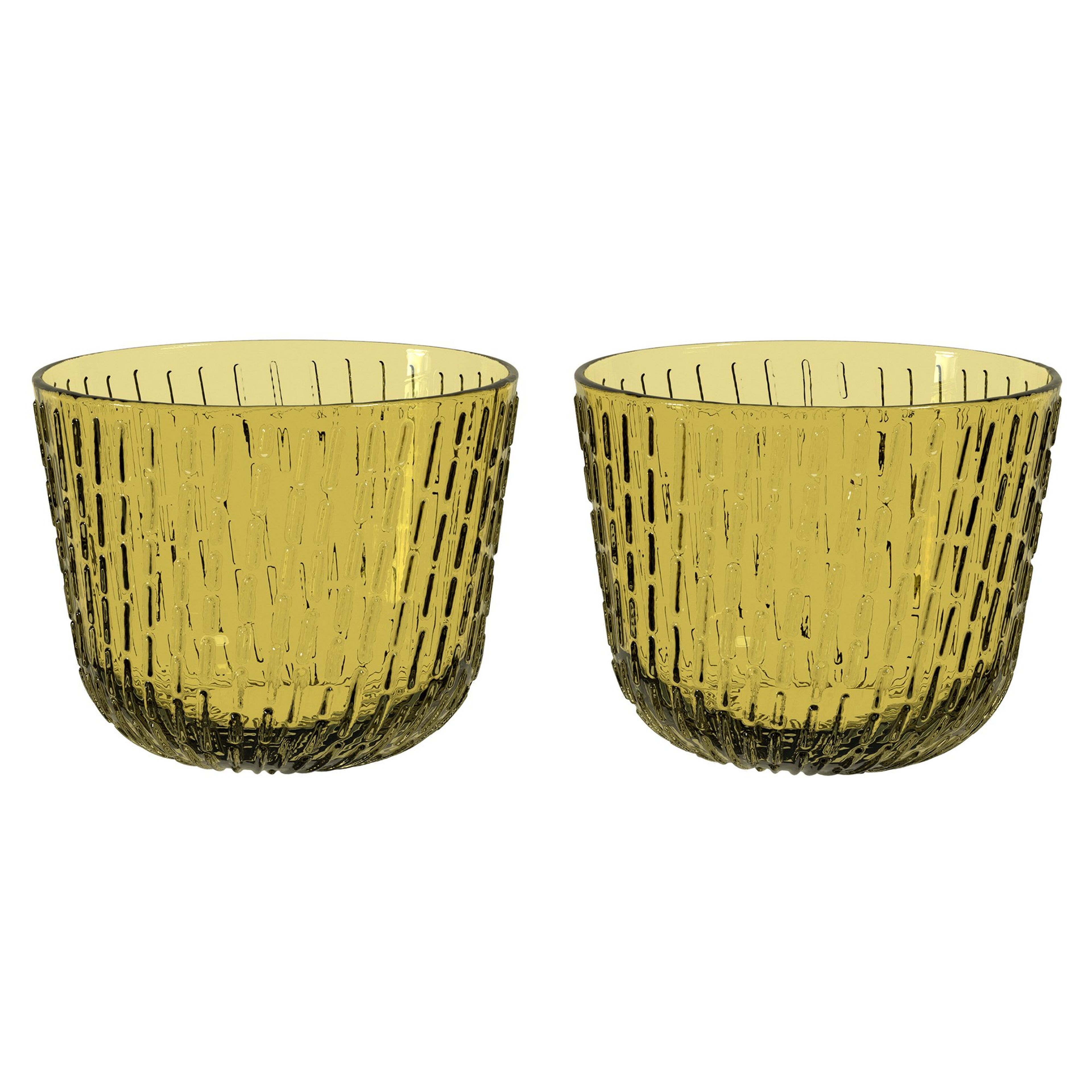 Syksy tumblerglas 2 dl 2-pack, olive