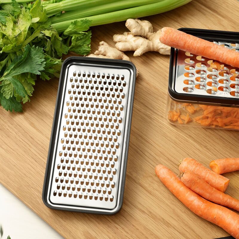 GRATE-IT rivjärn med behållare 1,4 liter, svart