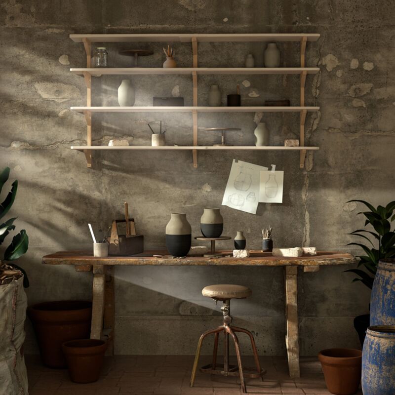 Omaggio Circulare maljakko 12,5 cm, antrasiitin harmaa