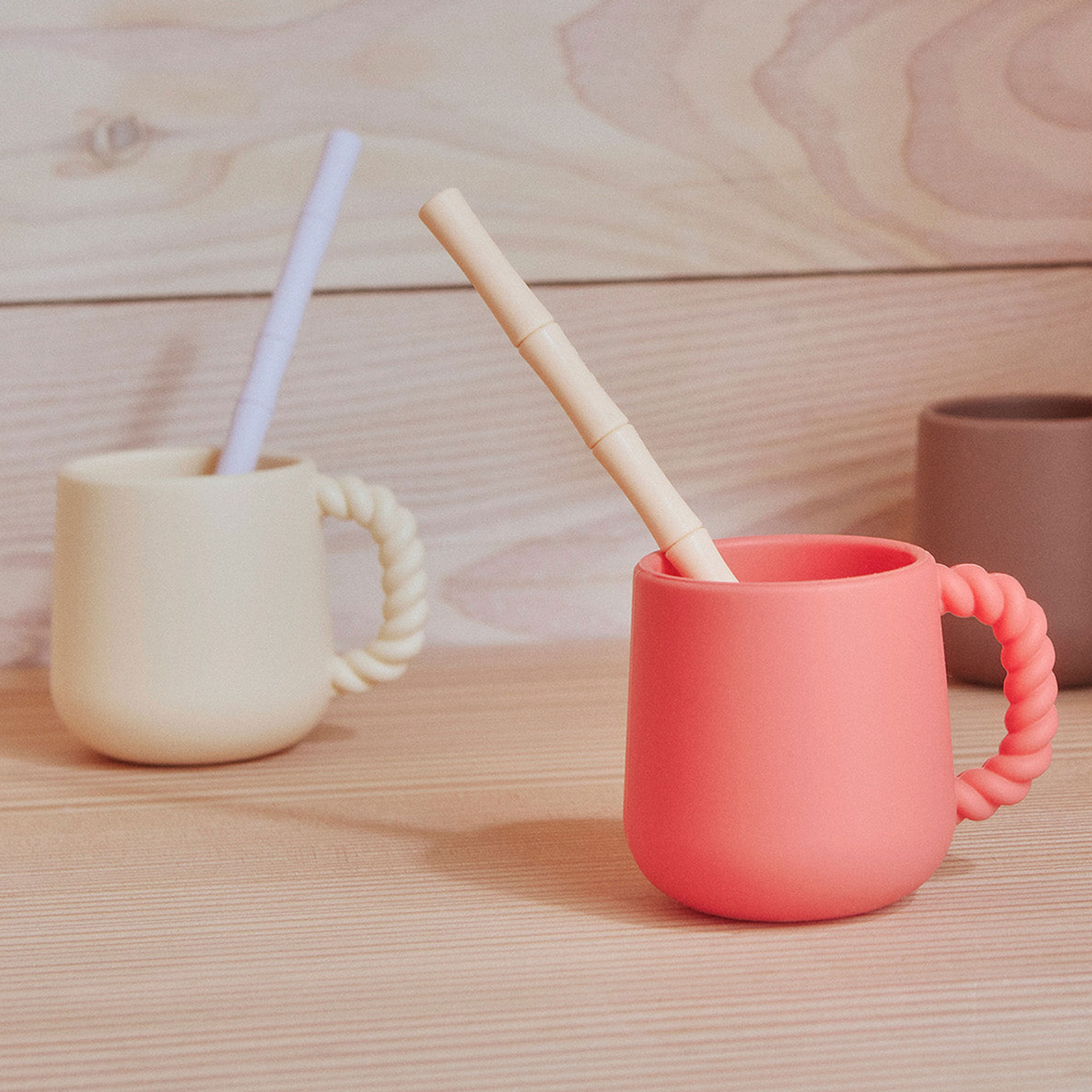 Mini Mellow lastenmuki 2-pakkaus, cherry red