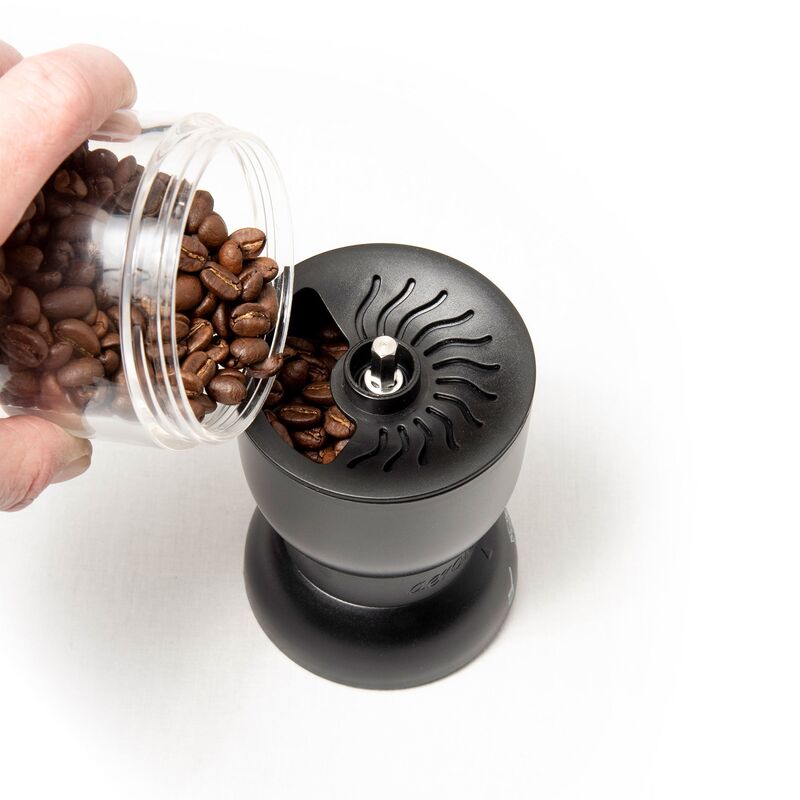 Kaffekvarn manuell, svart