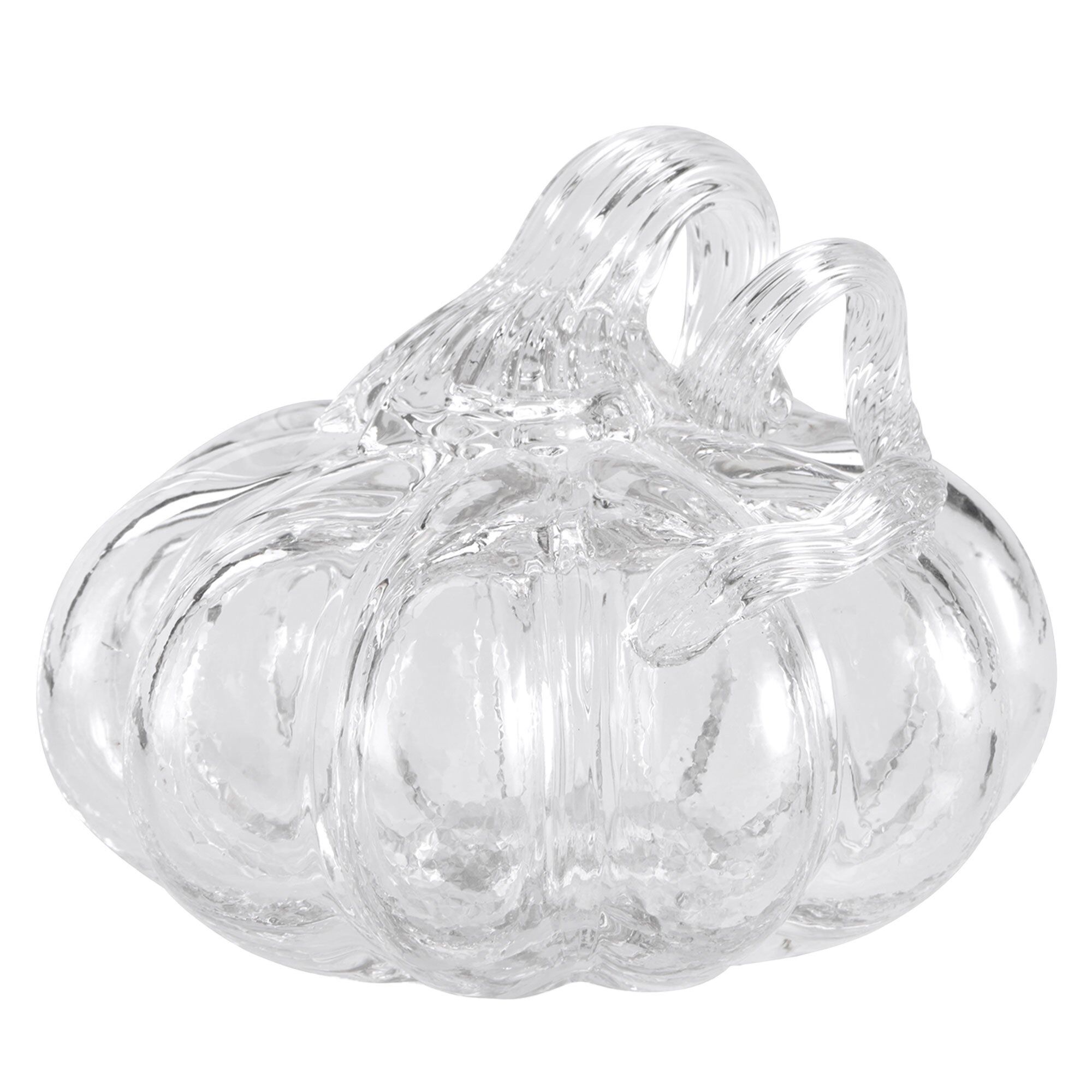 Cooee Design Pumpkin dekorasjon 8 cm Clear
