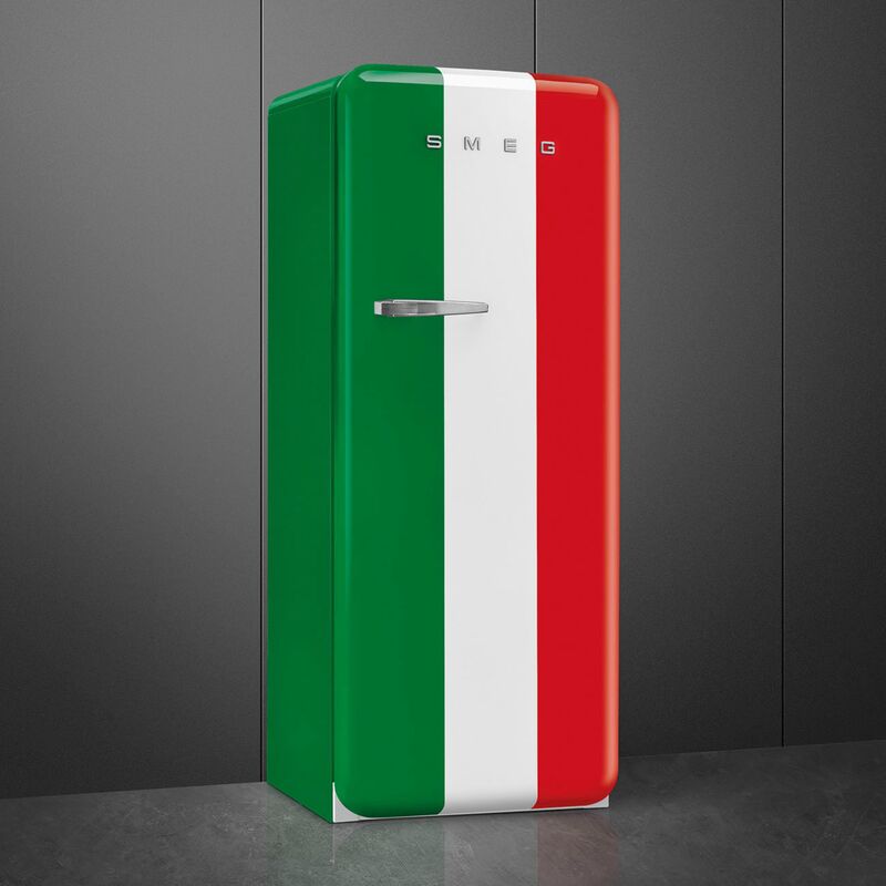 Smeg FAB28RDIT6 Køleskab Med Fryser 153cm Højrehængt Italienske flag