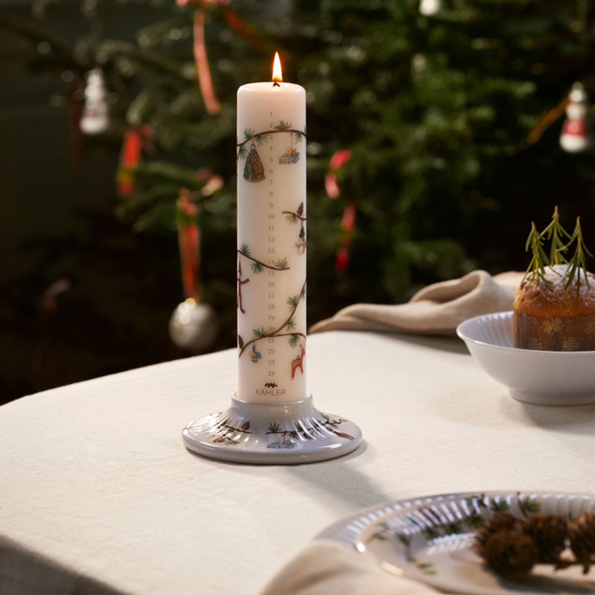 Alternativ bild 1 för Kähler Hammershøi Christmas adventsljus 2024
