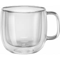 Sorrento Cappuccinoglas med handtag, 2- pack, 450 ml
