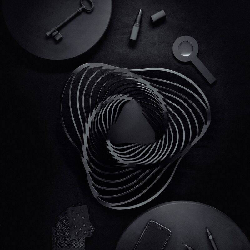 Trinity-tarjoilukori, musta, Ø 26 cm