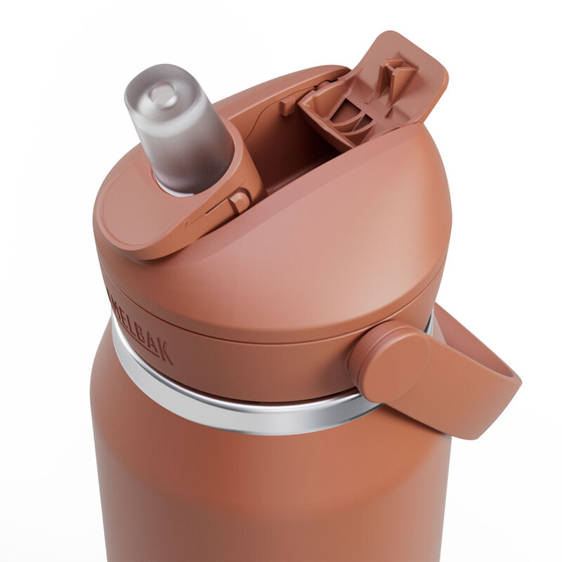 Thrive Flip Straw vattenflaska 1 liter, sierra red