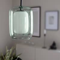 Cuboza takpendel, 20 cm, grønn/hvit