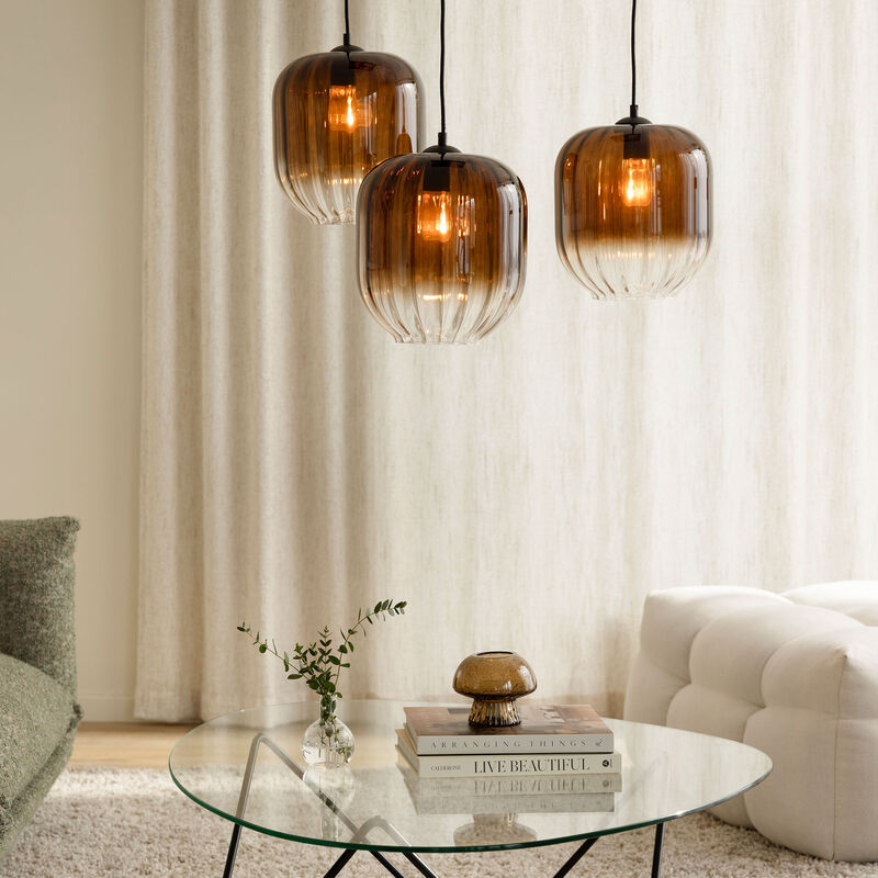 Globen Lighting loftudtag med 3 arme, sort